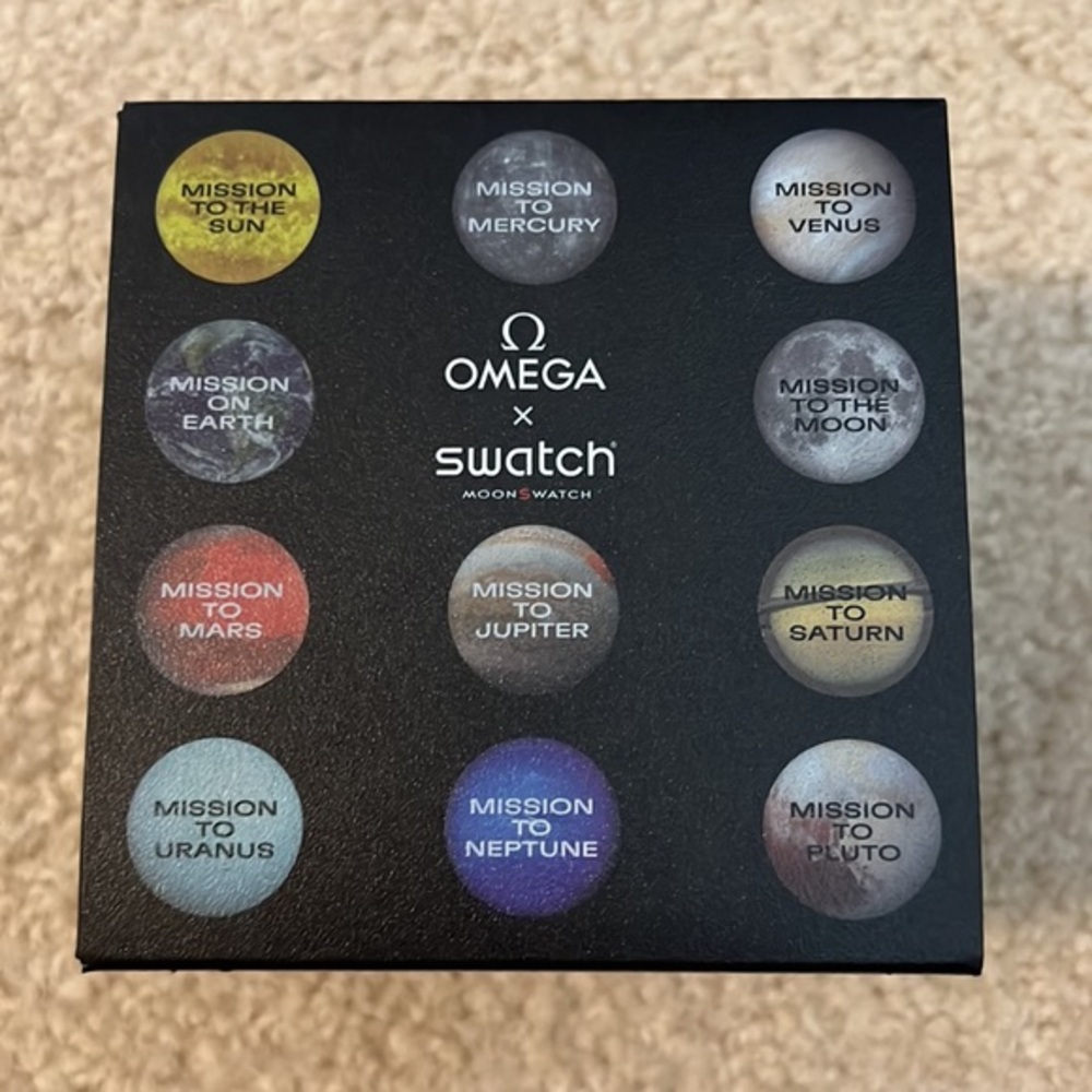 Omega x Swatch Mission to the Moon Bioceramic Moonwatch Brand New - Picture 4 of 5